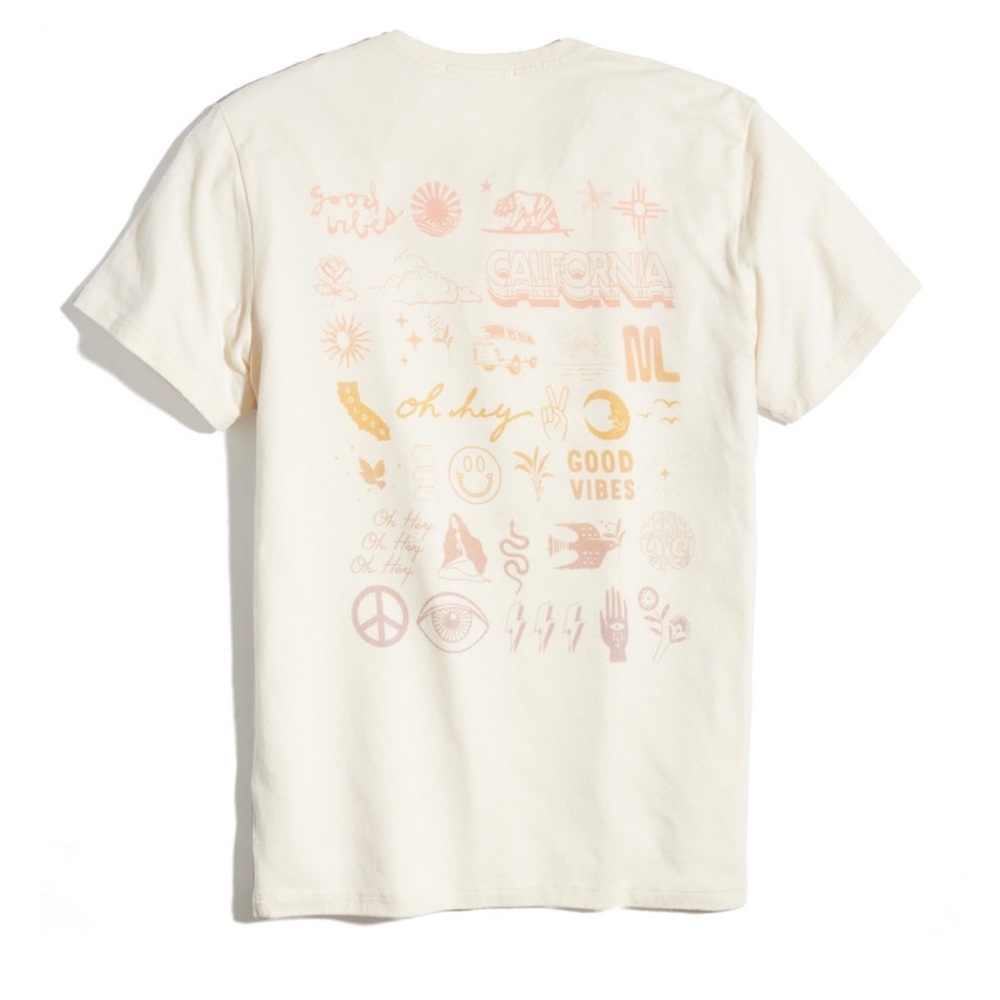 ***SOLD*** (NWOT) Marine Layer Re-Spun Graphic Tee in Natural